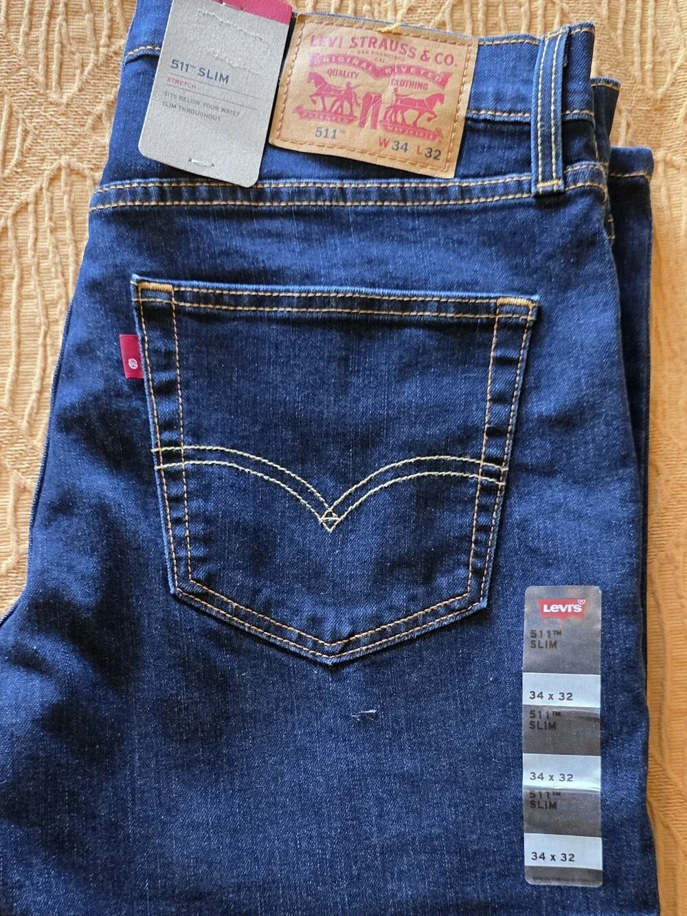 511 Slim Levi Blue Jeans